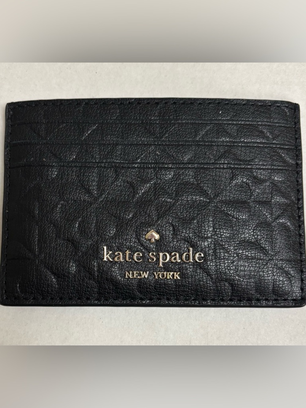 Kate spade embossed leather cardholder